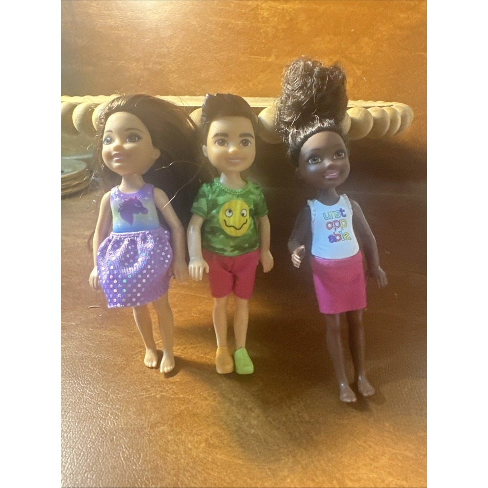 Mattel Barbie Club Chelsea Dolls Set Of 3